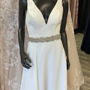 Rhinestone Bridal Sash (Belt)